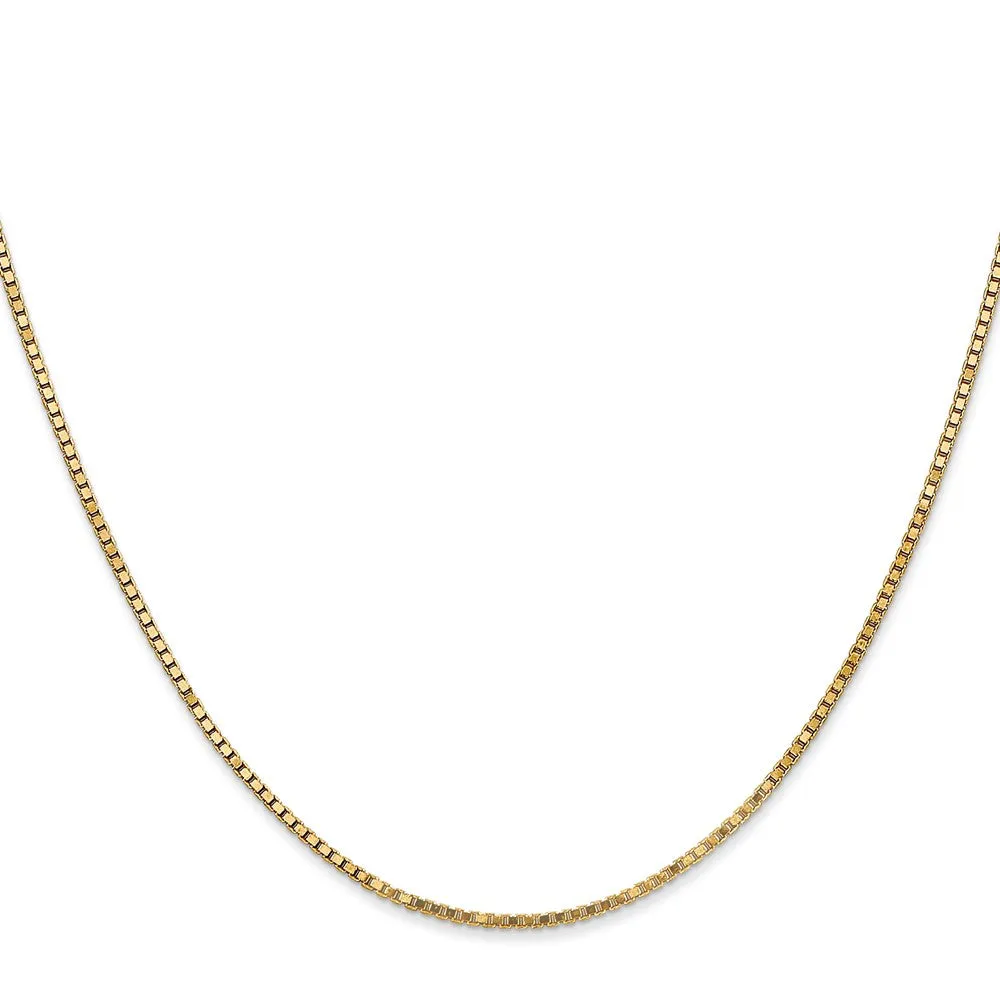 14KT Yellow Gold 26-inch 1.3MM Box Chain