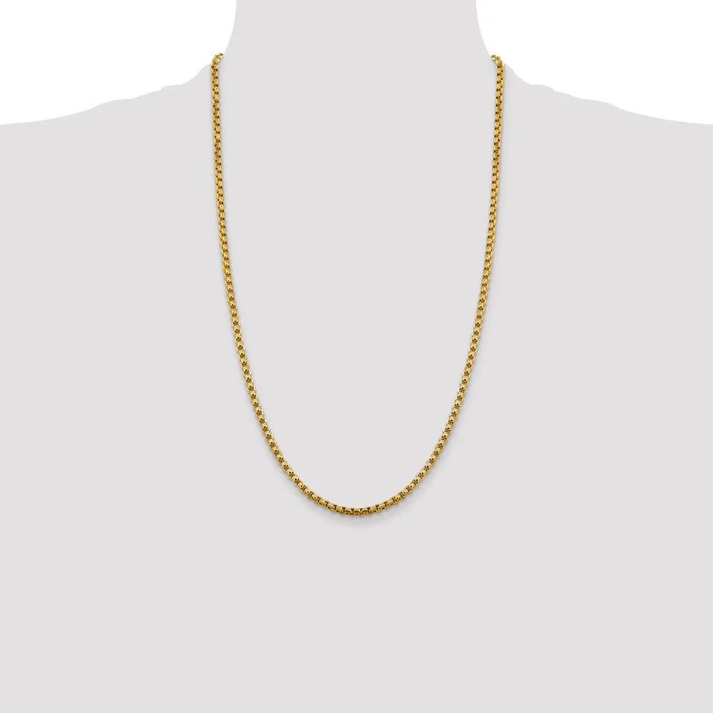 14KT Yellow Gold 26-inch 3.6MM Box Chain