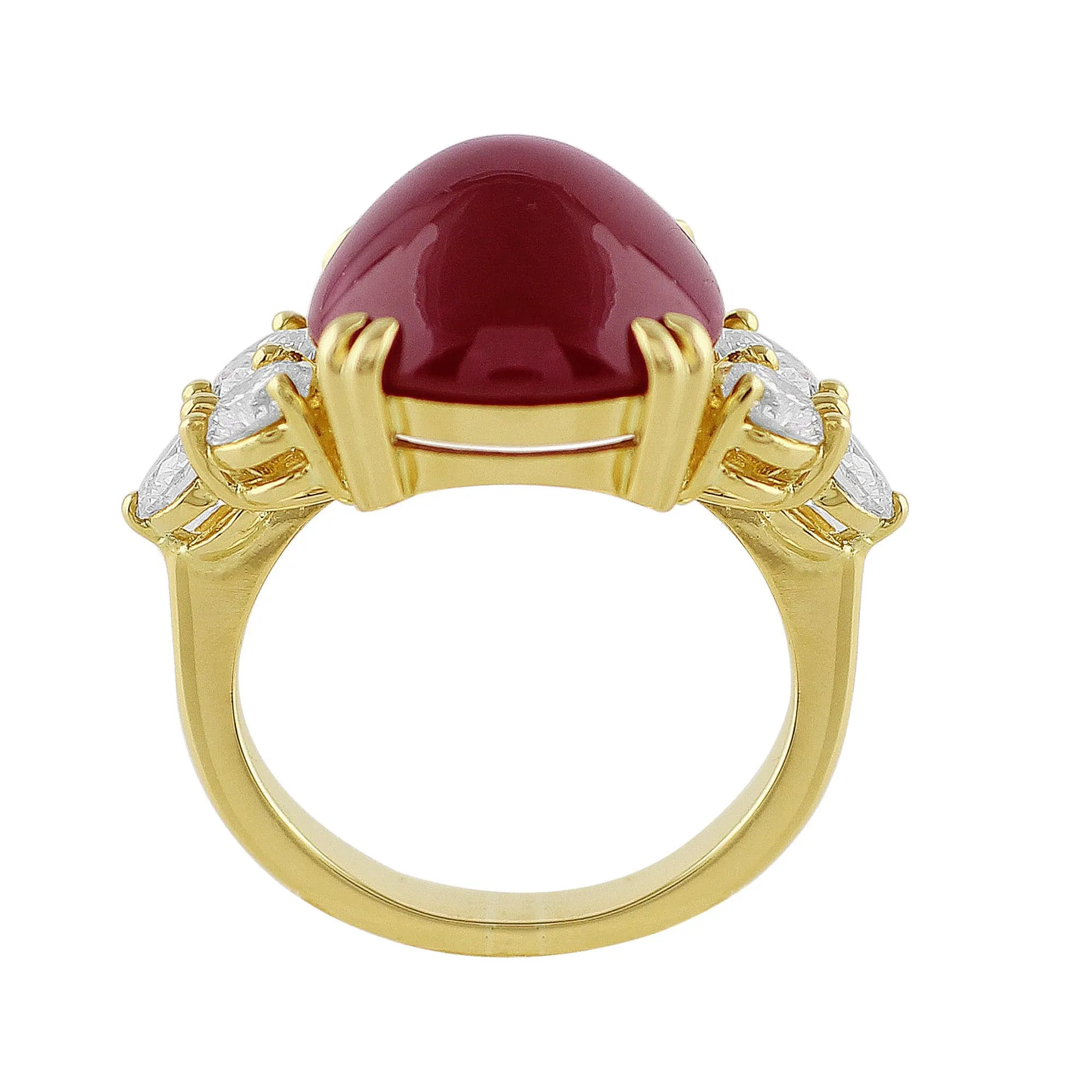 15ct Cabochon Ruby Ring