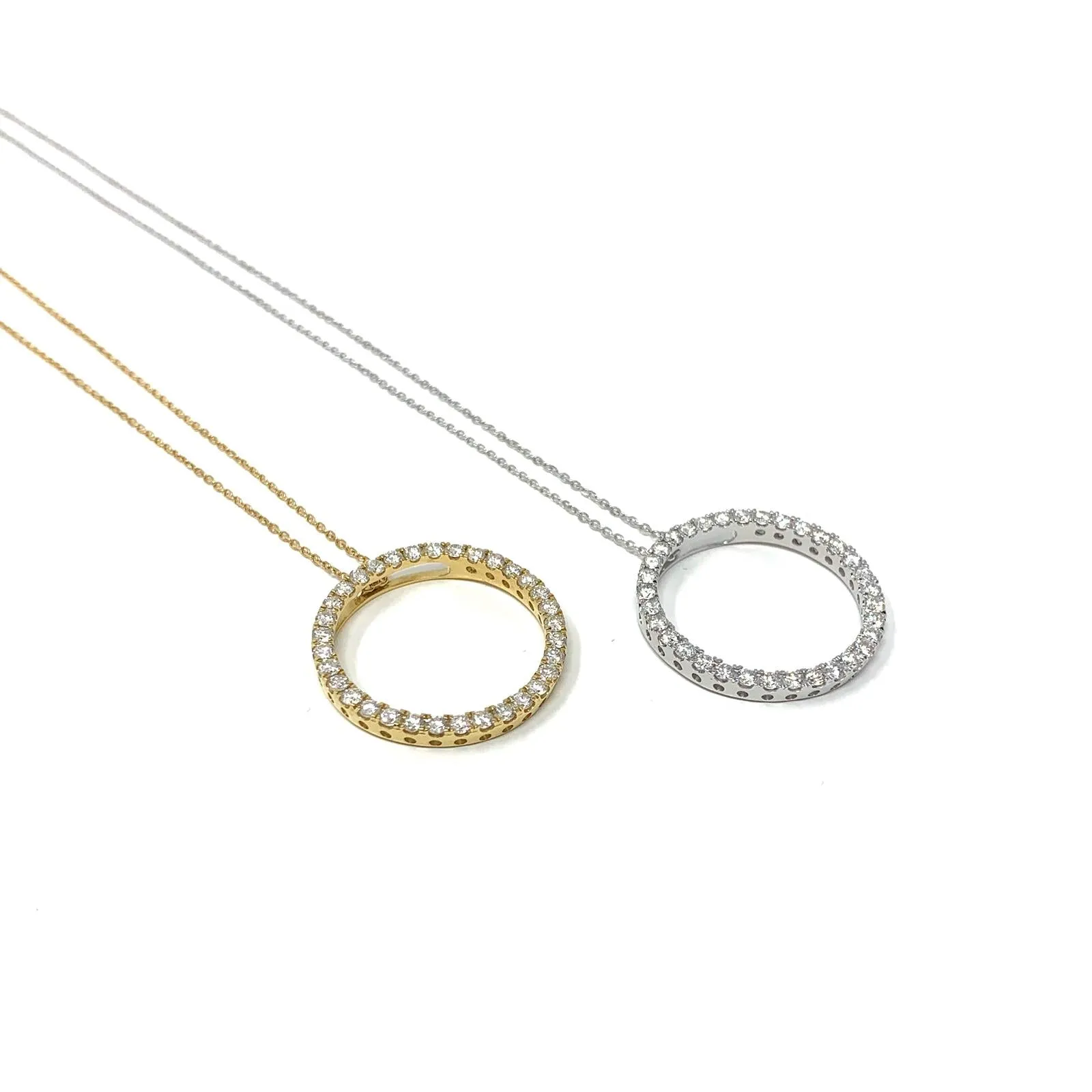 1ct Circle of Life Necklace - 18ct Gold