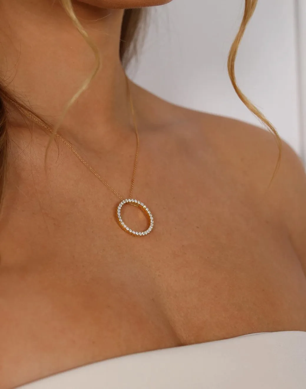 1ct Circle of Life Necklace - 18ct Gold