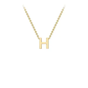 9K Gold 'H' Initial Necklace - 1.19.0157