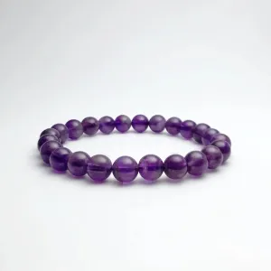 Amethyst Beaded Bracelet