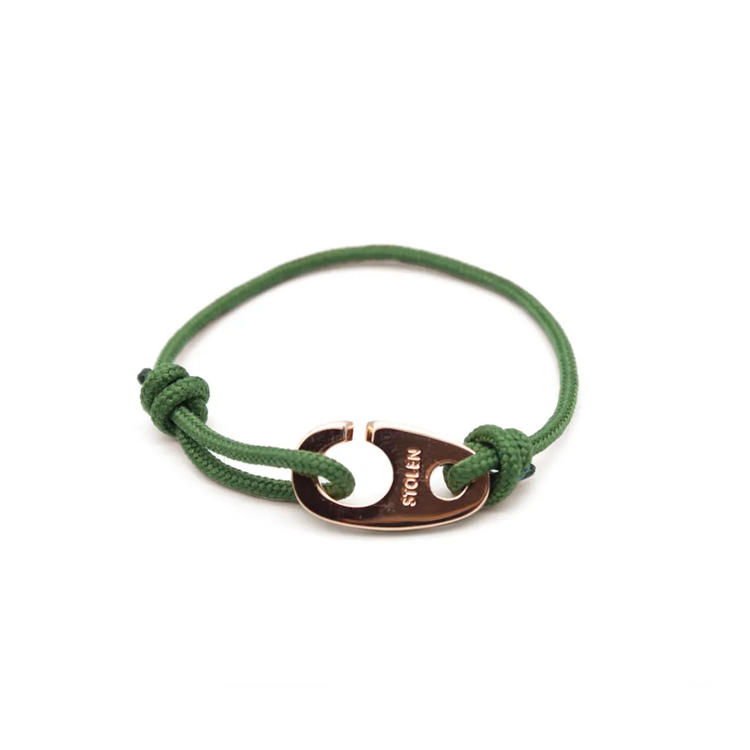 Army Green Brummel Hook - Rope Bracelet