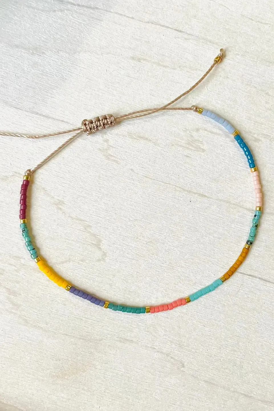 Atelline Miyuki Bead Multi-Colour Bracelet