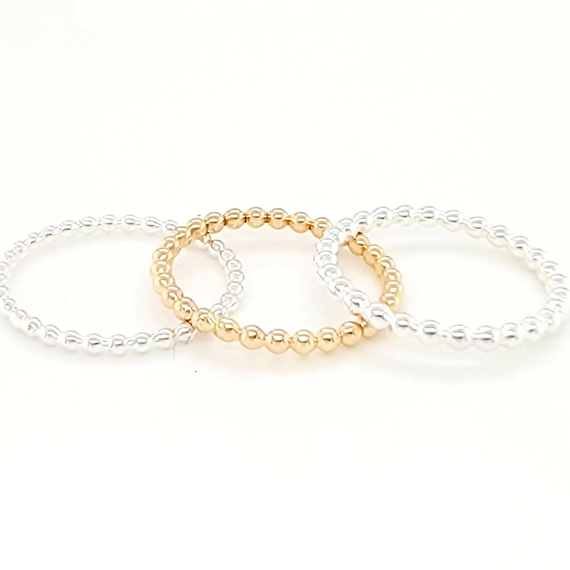 Ball Bead Ring, Stackable Bubble Ring - CG477R. Starts at