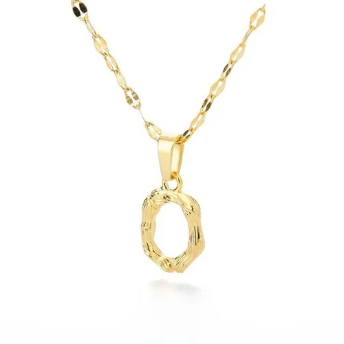 Bamboo Yellow Gold Necklace