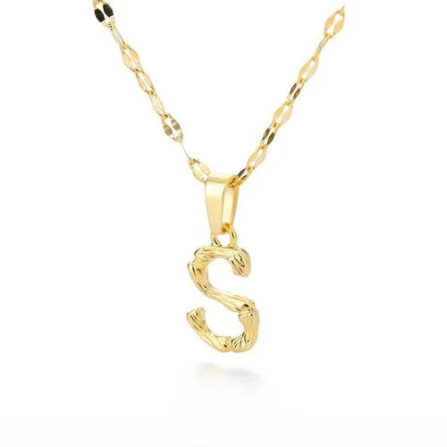 Bamboo Yellow Gold Necklace