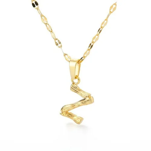 Bamboo Yellow Gold Necklace