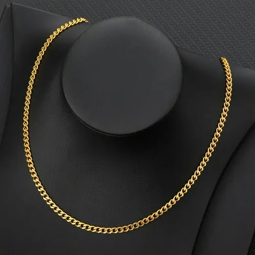 Bamboo Yellow Gold Necklace