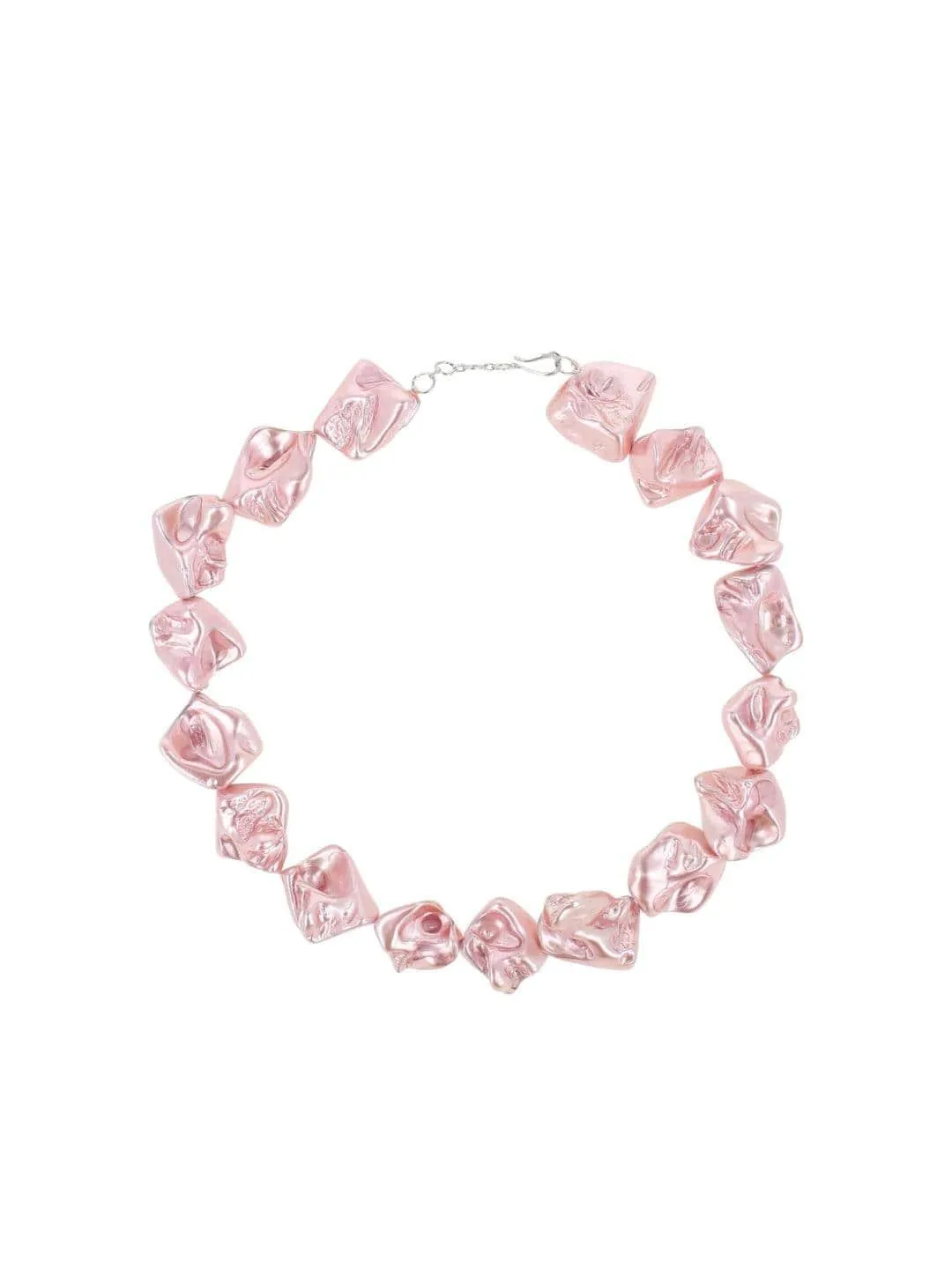 Baroque Statement Necklace Pink