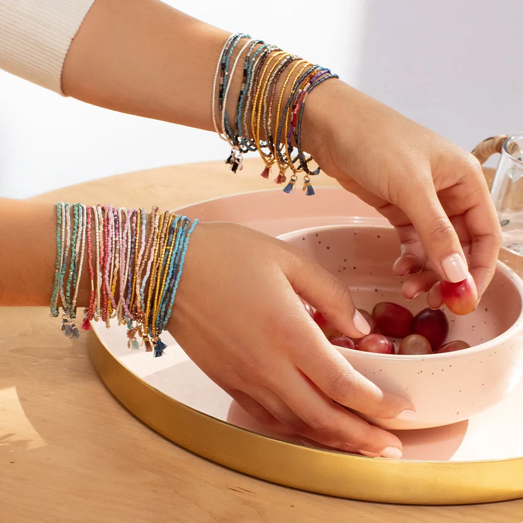 Bronze Multi Gold Miyuki Bracelet Trio