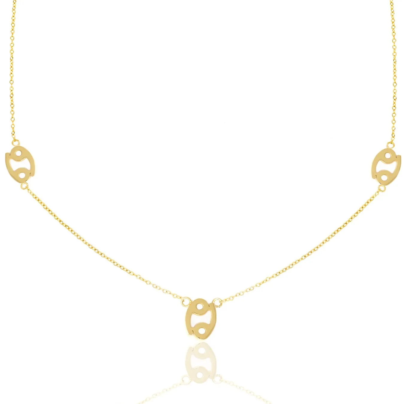 Cancer Necklace - Yellow Gold