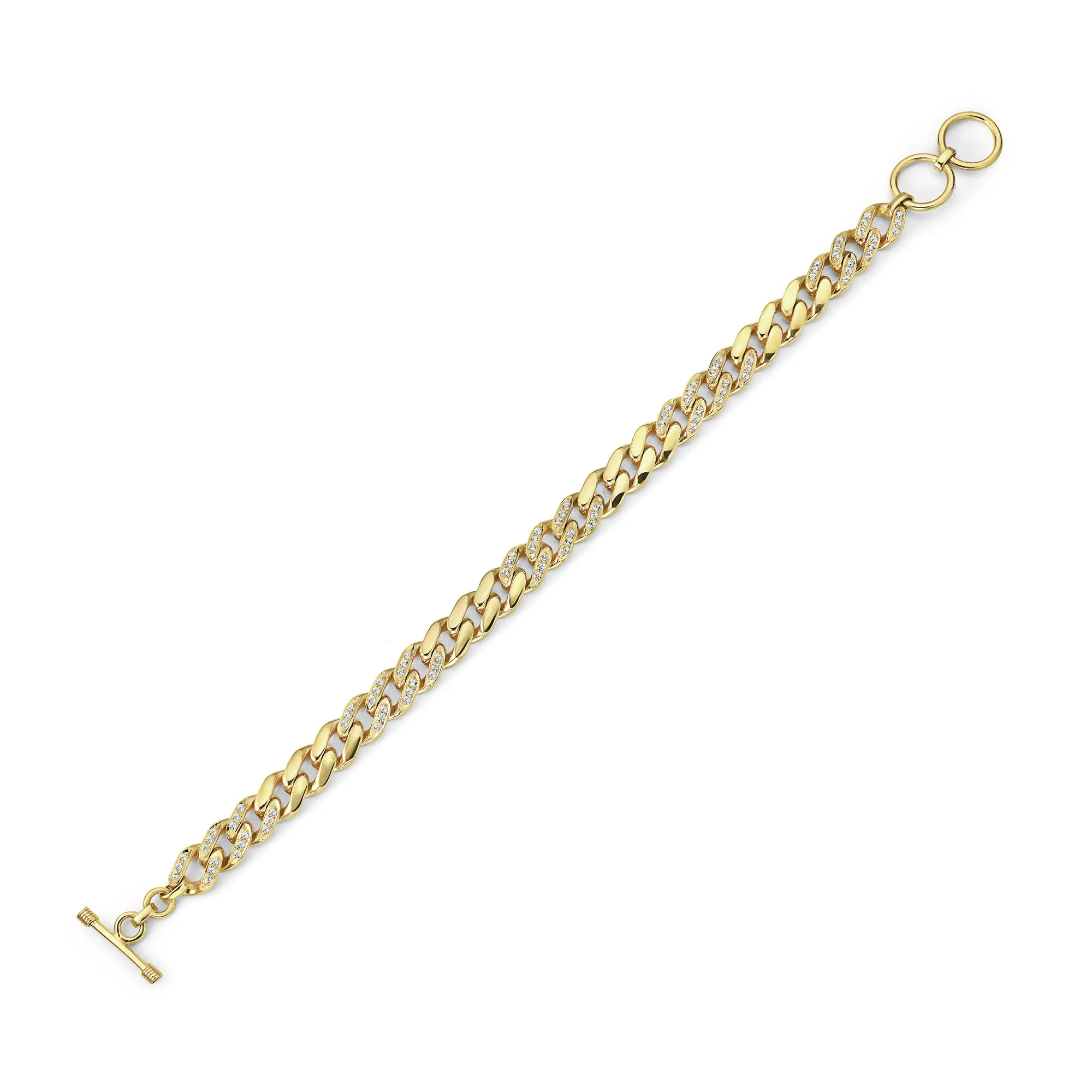 Capri Curb-Chain Vermeil Bracelet