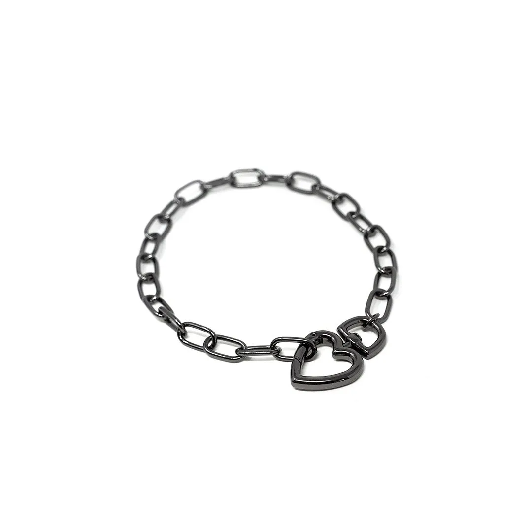 Chain Link and Heart Chokers