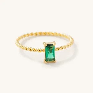 Chelsey Emerald Ring