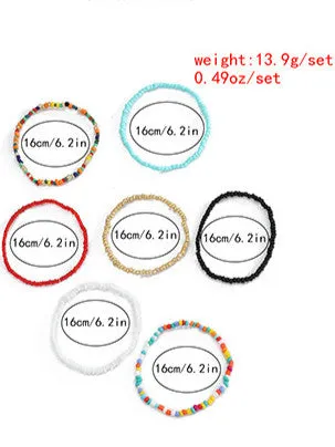 Colorful Bead Bracelet Set