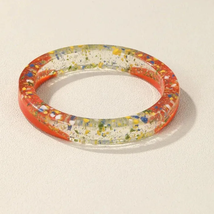 Colorful Cuff  Round Bangle Bracelets