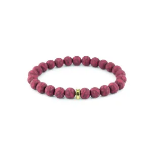 Crimson Stack Bracelet