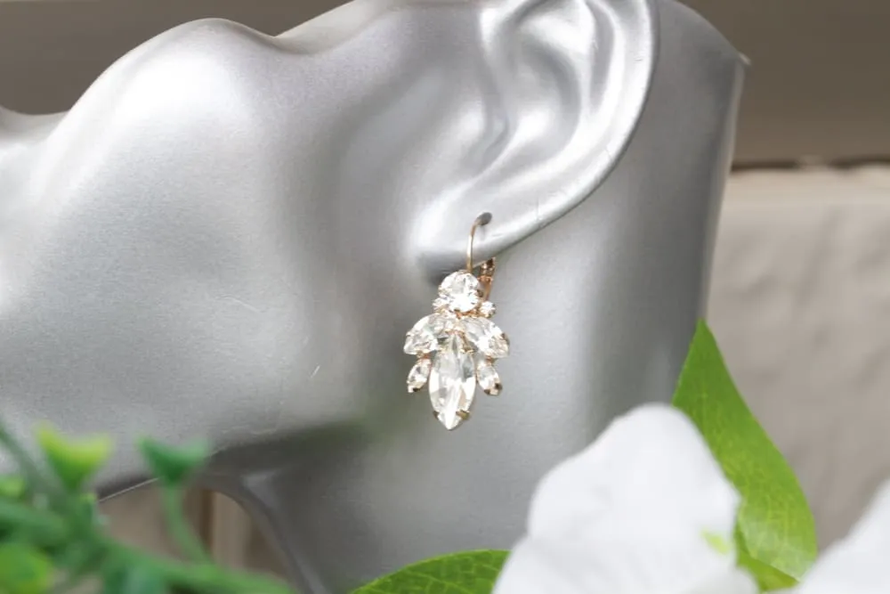 CRYSTAL BRIDAL EARRINGS