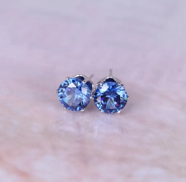 Crystal Stud Earrings - Rhinestone Earrings - Crystal Post Earrings - Bridesmaids Jewelry - Gift for Her