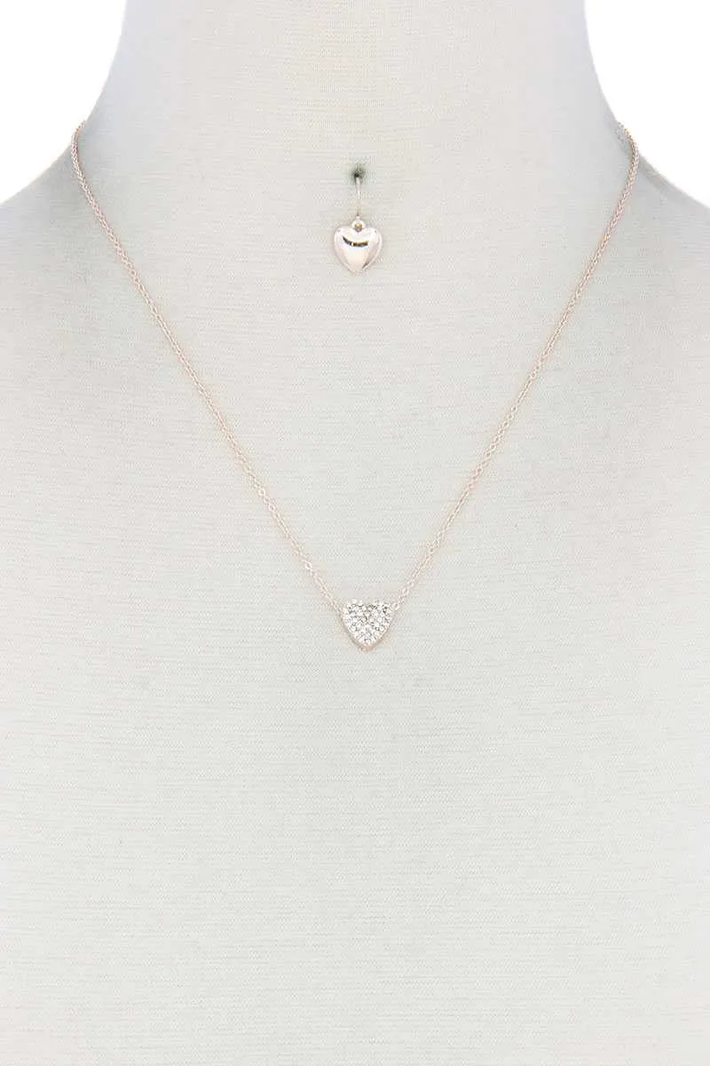 Dainty Heart Charm Necklace