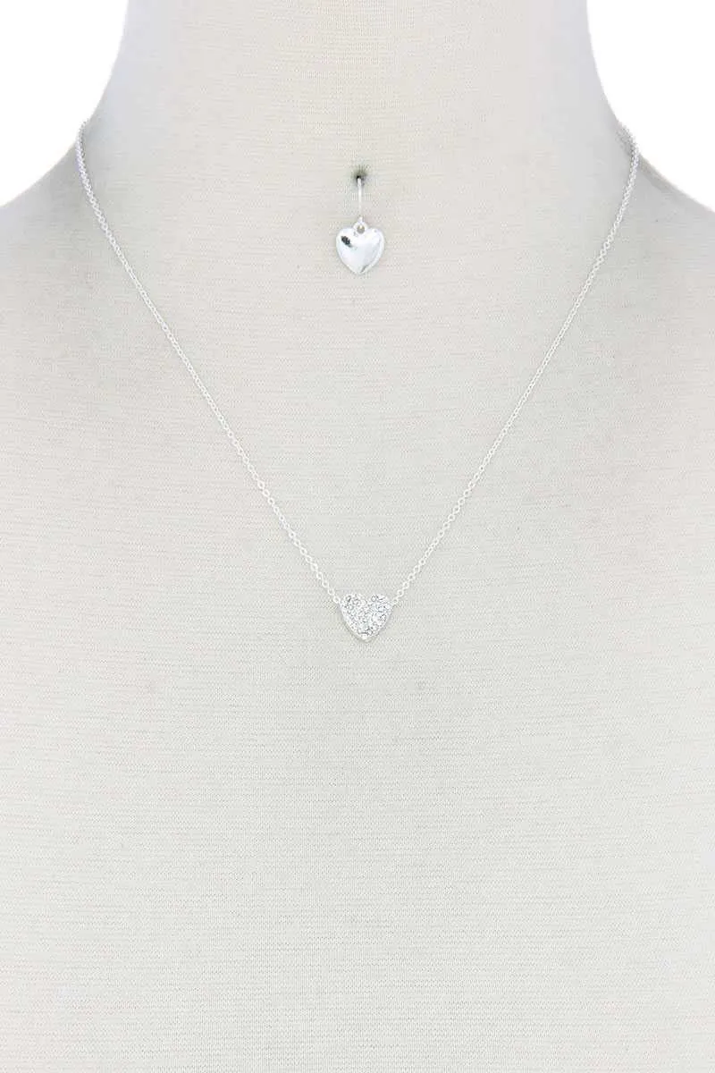 Dainty Heart Charm Necklace