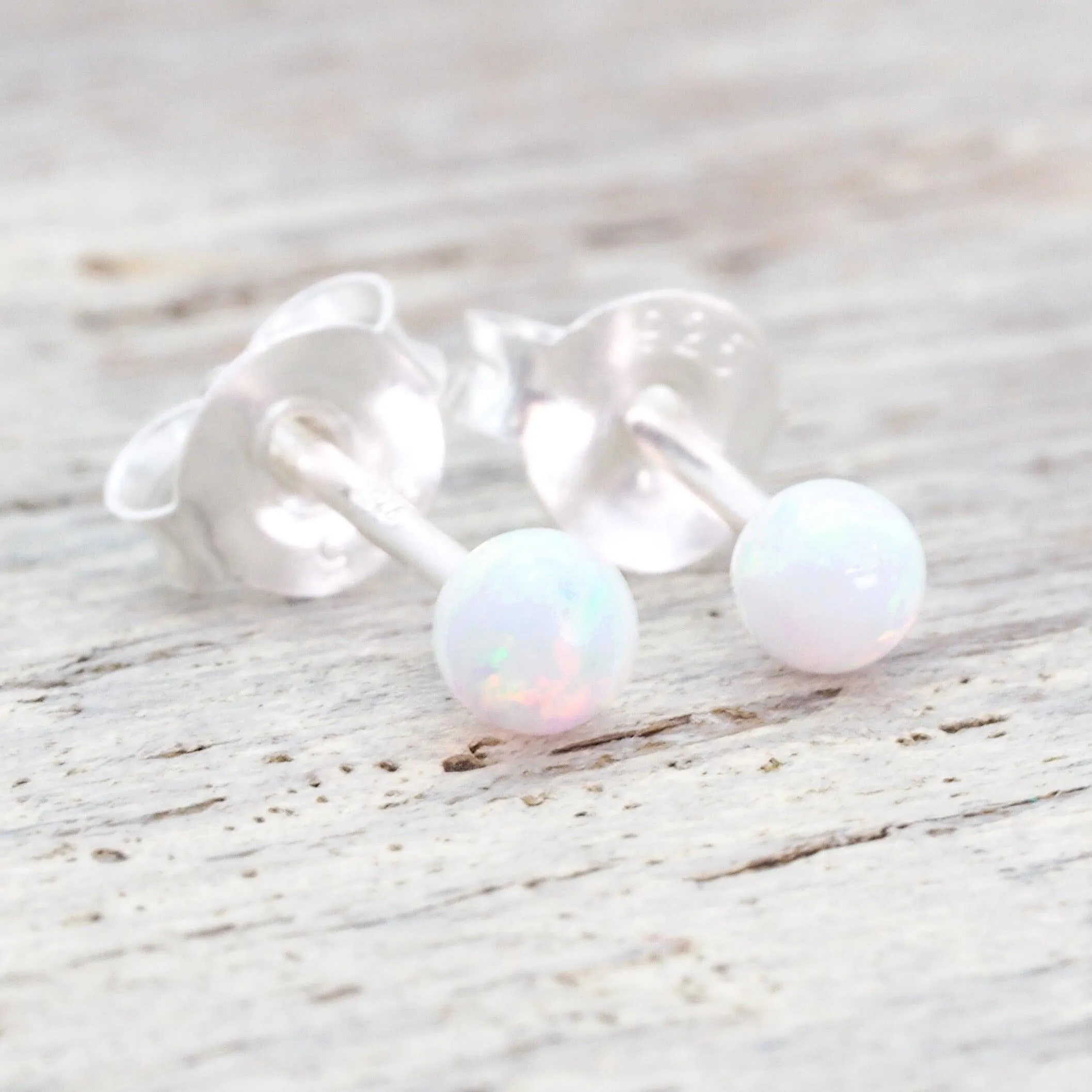 Dainty Opal Earrings