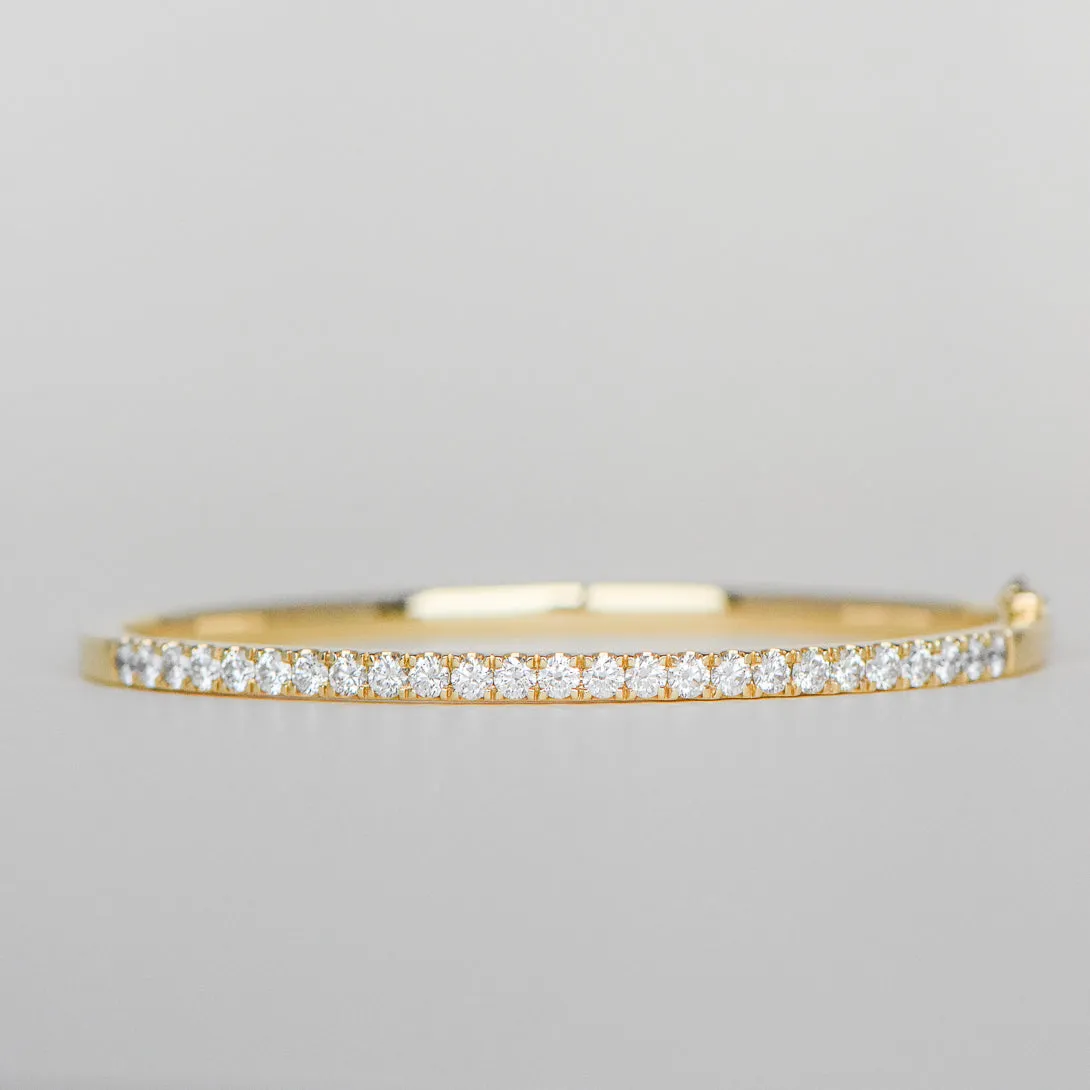 Diamond Set Bangle