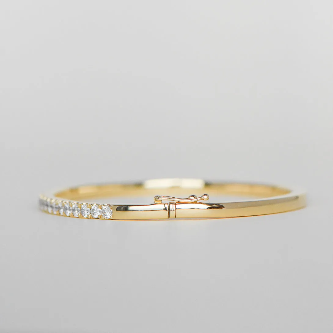 Diamond Set Bangle