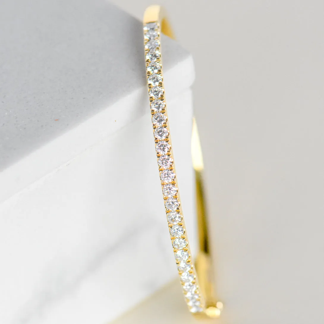 Diamond Set Bangle