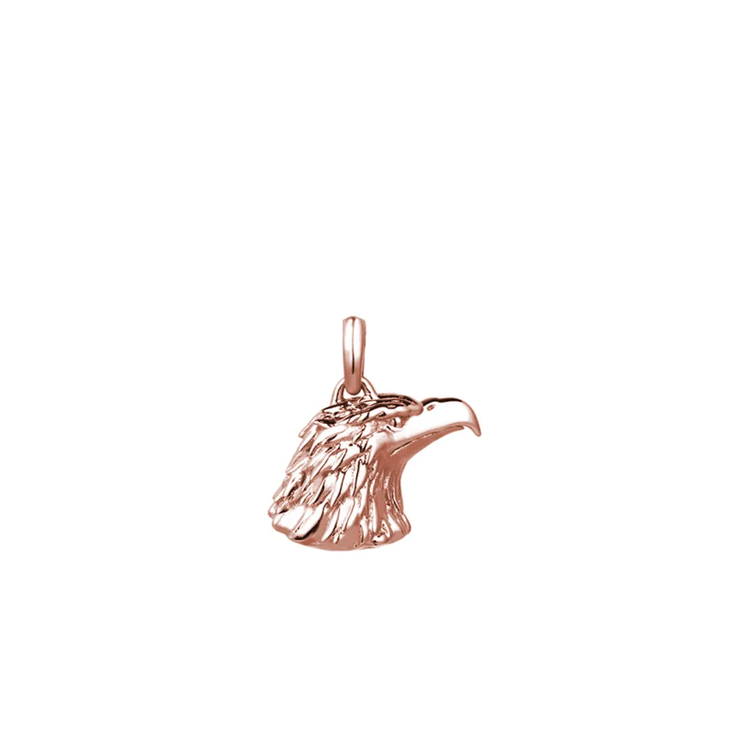 Eagle Charm Necklace - Solid Gold (Pendant only)