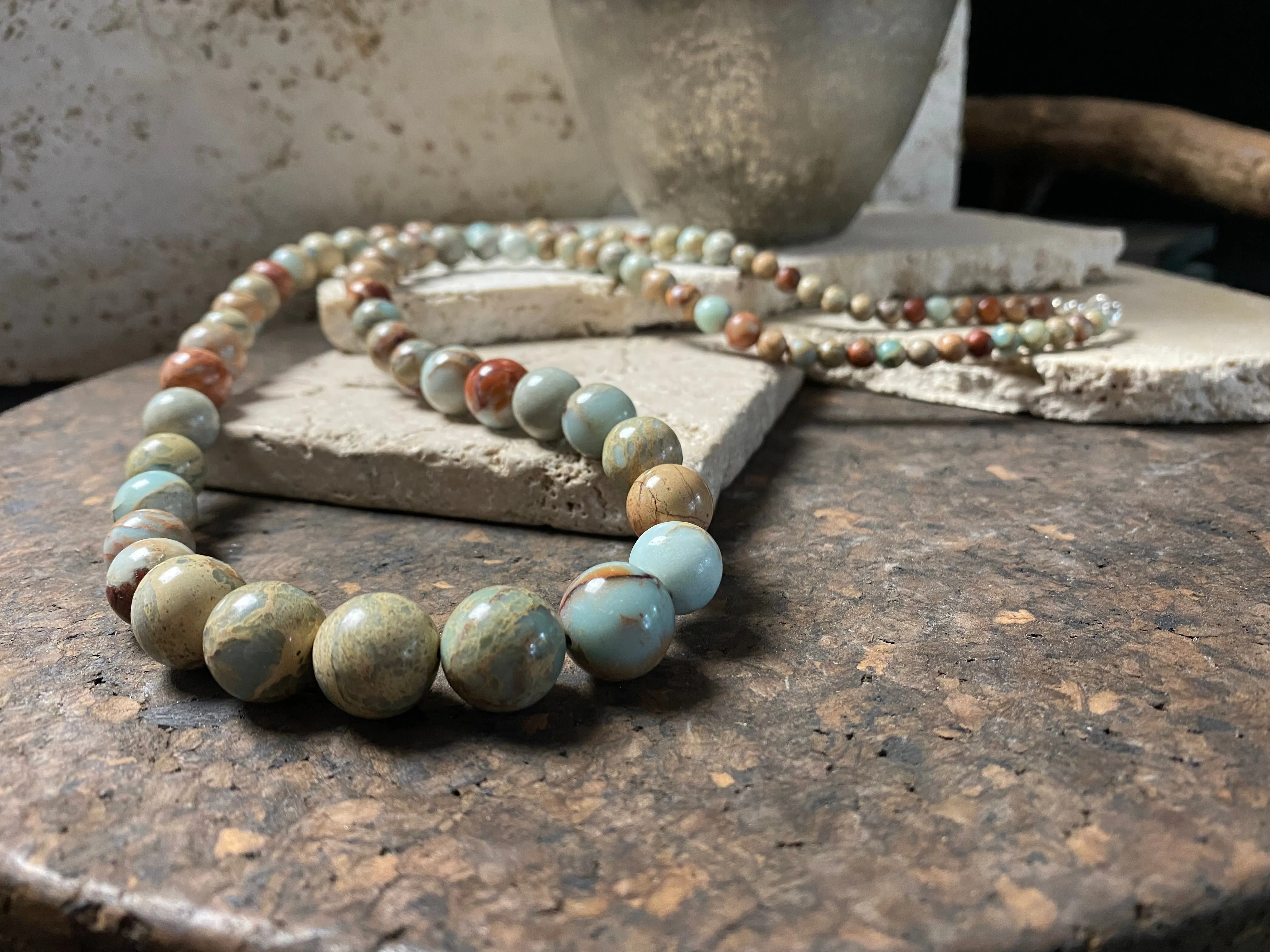 Ethiopian Opal Long Necklace