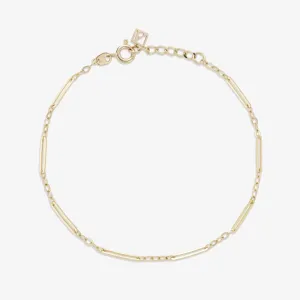 Ford paperclip chain bracelet