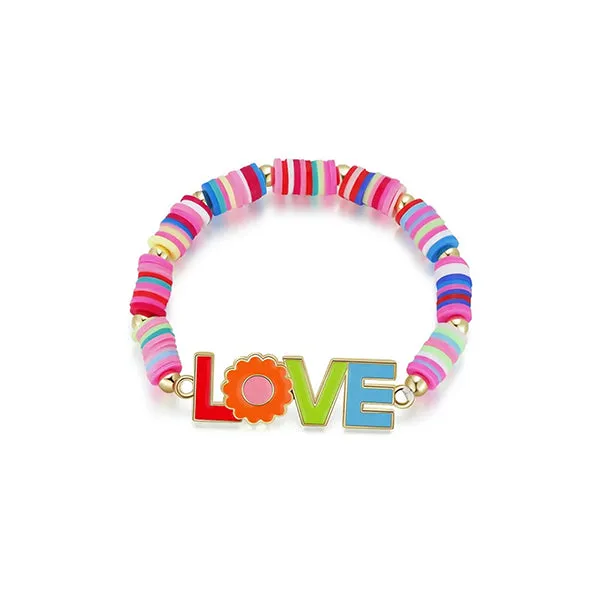 Girls Bracelet by Girl Nation, Peace, Love & Happiness Collection