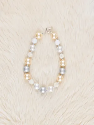 Gold & Silver Sparkle Bubble Necklace