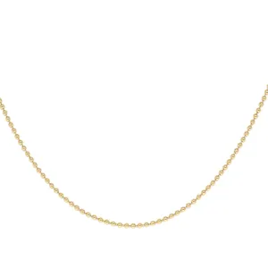 Gold Ball Chain Necklace 14 Karat (1.20 mm)