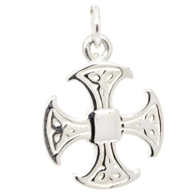 Gold Canterbury Cross Charm