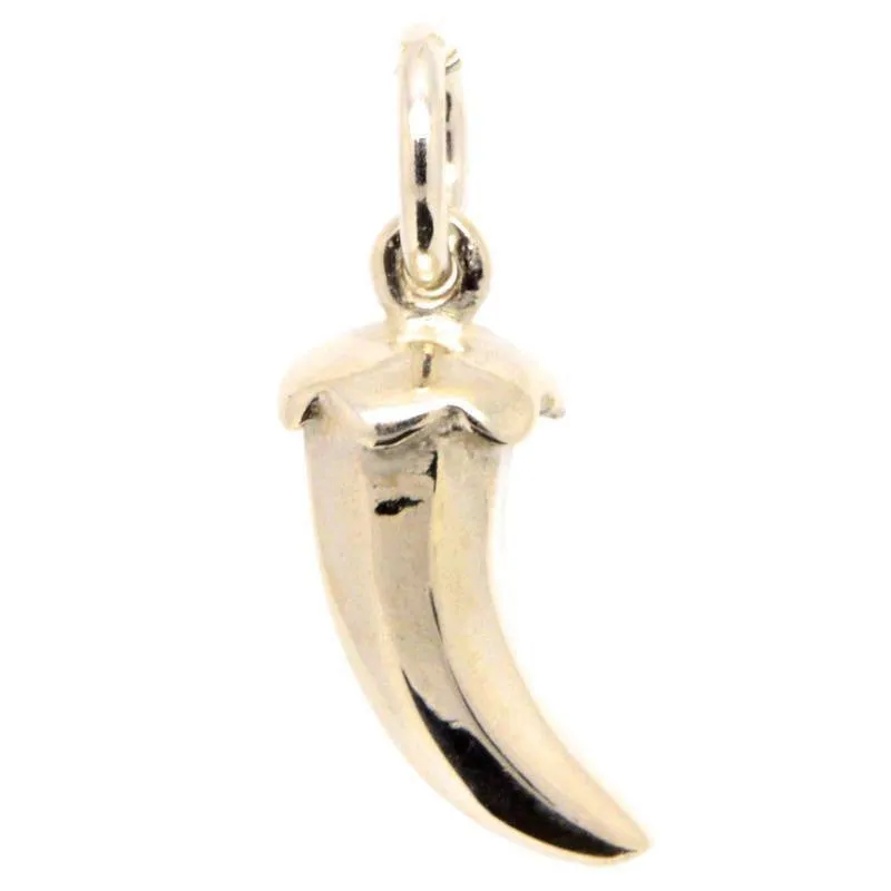 Gold Chilli Pepper Charm