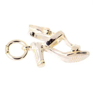 Gold High Heeled Sandal Charm