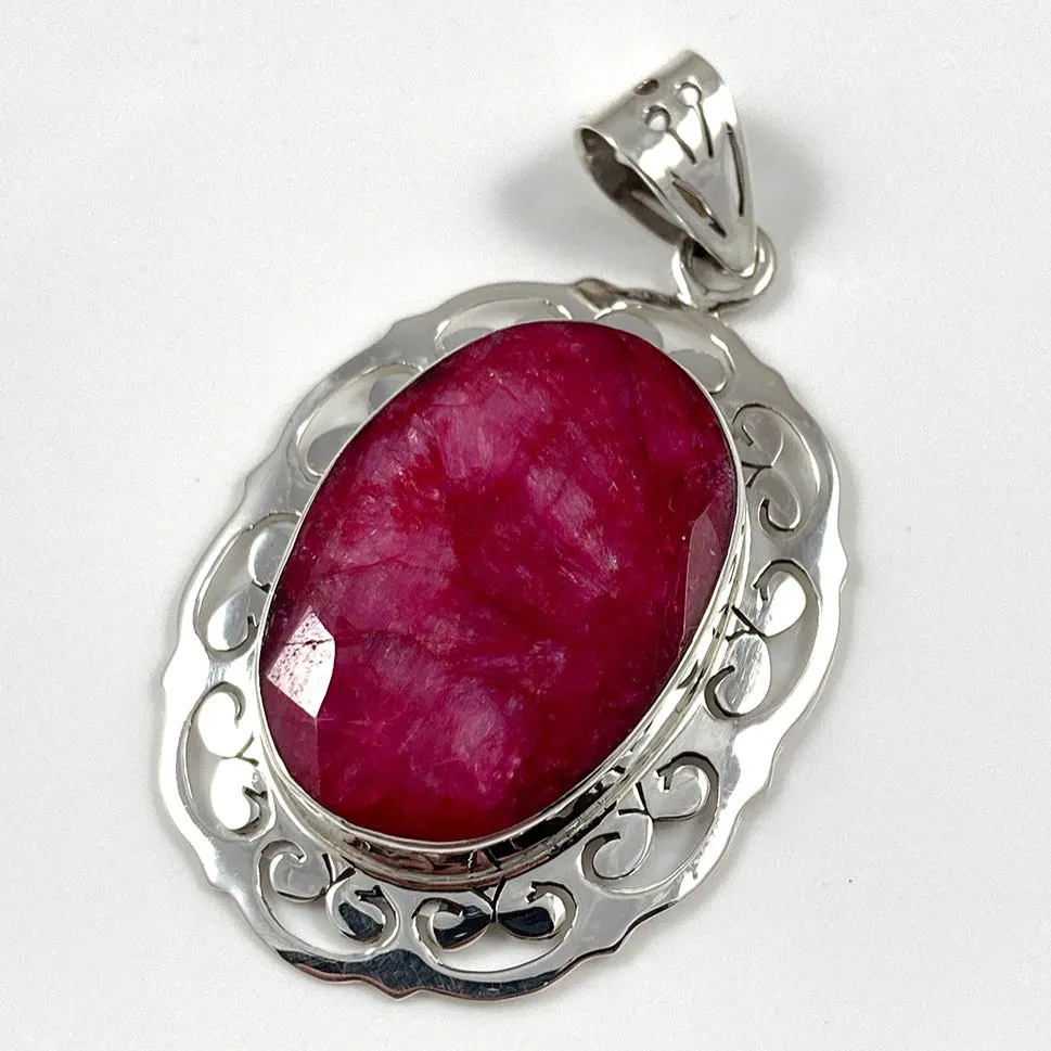 Indian Ruby Pendant