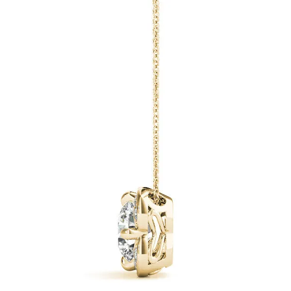 Ladies Halo Pendant 32204