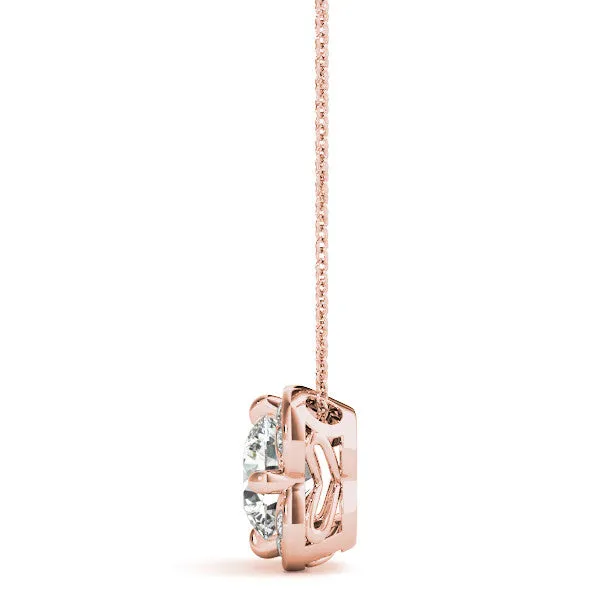 Ladies Halo Pendant 32204