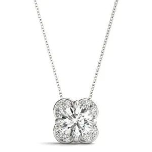 Ladies Halo Pendant 32204