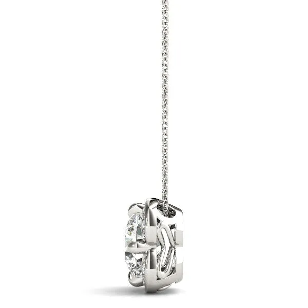 Ladies Halo Pendant 32204