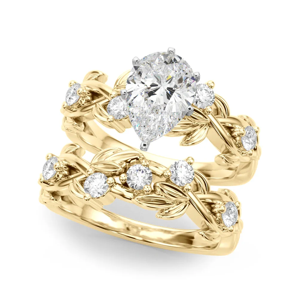 Ladies  Pear Engagement Ring 51240