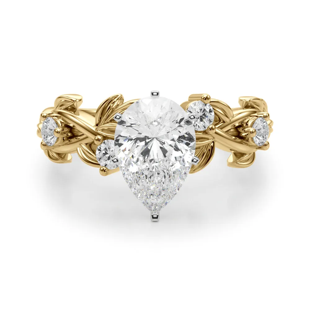 Ladies  Pear Engagement Ring 51240