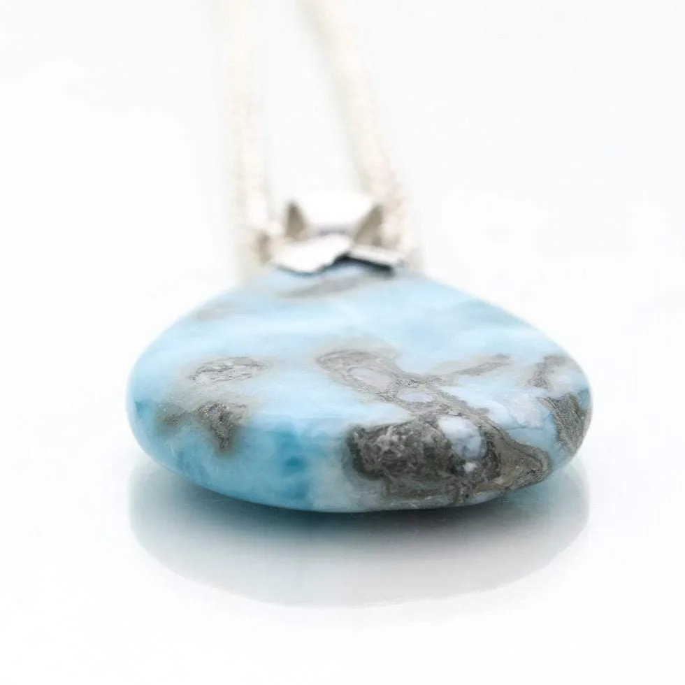 Larimar Gemstone Pendant, Makka