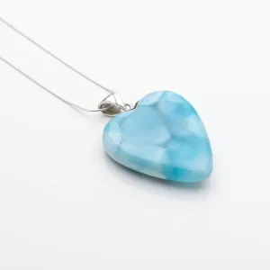 Larimar Heart Pendant Leela