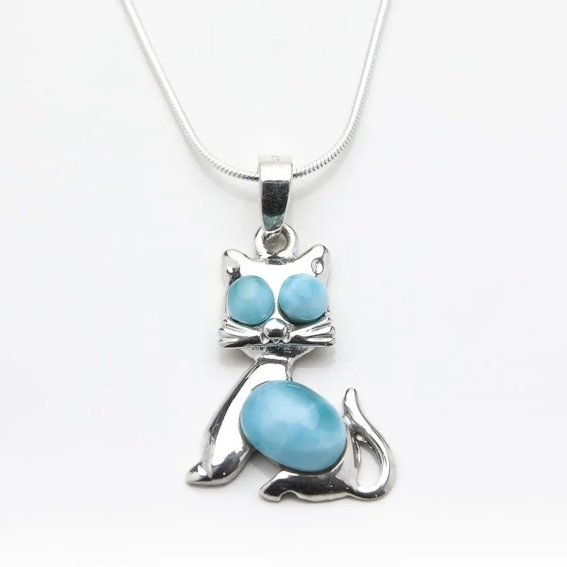 Larimar Pendant Kitty